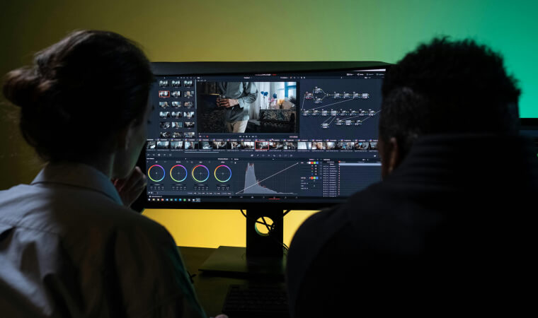 video editing monitoring