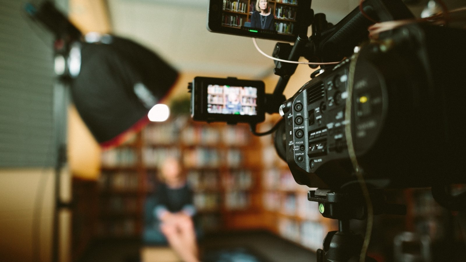 professional video production setup